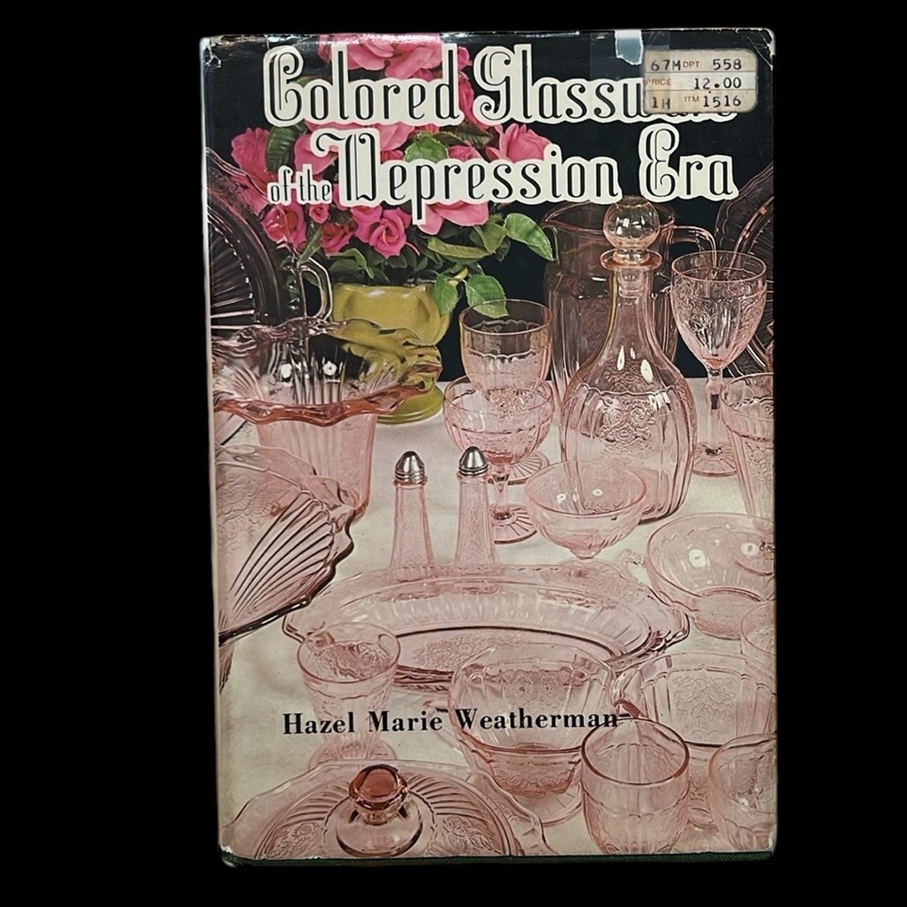 Colored Glassware of the Depression Era Book